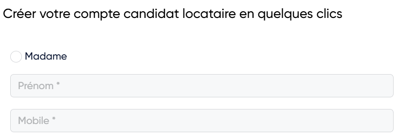 ZELOK Je crée mon dossier locataire ZELOK Je crée mon dossier locataire